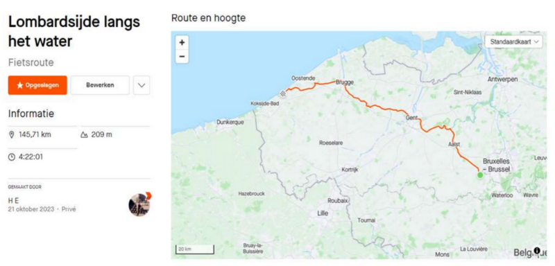 3-daagse fietsreis naar de Belgische kust